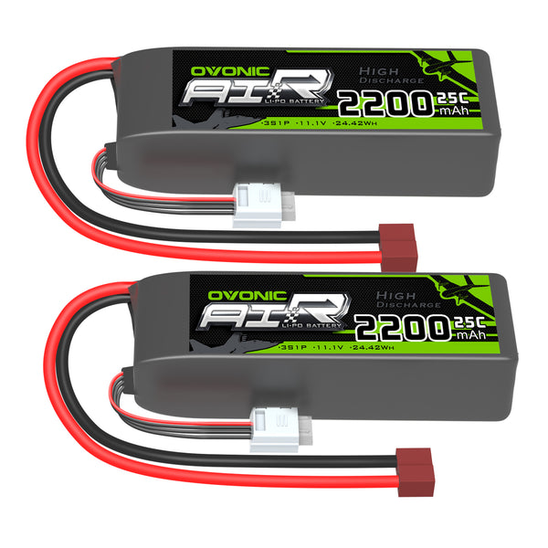 Batterie LiPo 3S 2200 mAh 11.1 V AM-X Racing Dean T Plug