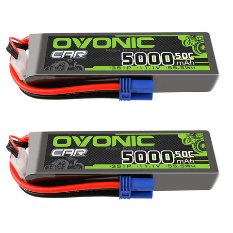 2×Ovonic 5000mAh 3S 50C LiPo Battery 1