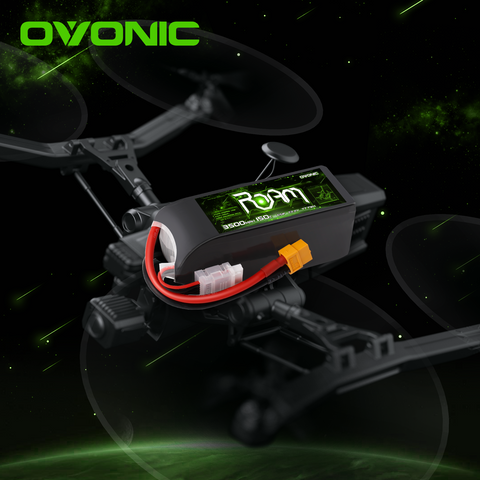 Ovonic Roam Series 6S Lipo Battery 3500mAh 6S1P 150C 22.2V Long Range Lipo Battery with XT60 Plug for 6-8 Inch Long Range X-Class 6S HD Cinelifter