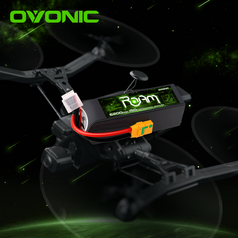 Ovonic Roam Series 8S Lipo Battery 5200mAh 8S1P 150C 29.6V Long Range Lipo Battery with XT90 Anti Spark Plug for 8S Cinelifte Long Range Multirotor X-Class