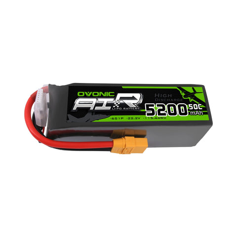 OVONIC 6S LiPo Battery 5200mAh 50C 22.2V with XT90 Plug for X-Class Drone 